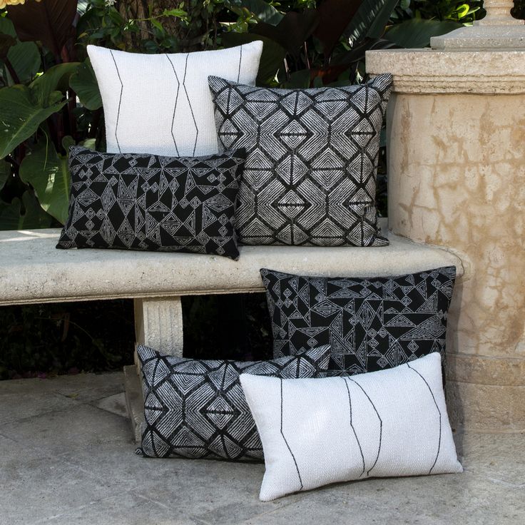 Elaine Smith 20 X Kanabar Ebony Sunbrella Outdoor Pillow In 2021 Pillows Seasonal Cleaning Kanabar Ebony Sunbrella Outdoor Pillow, How To Wash Sunbrella Outdoor Cushion Covers