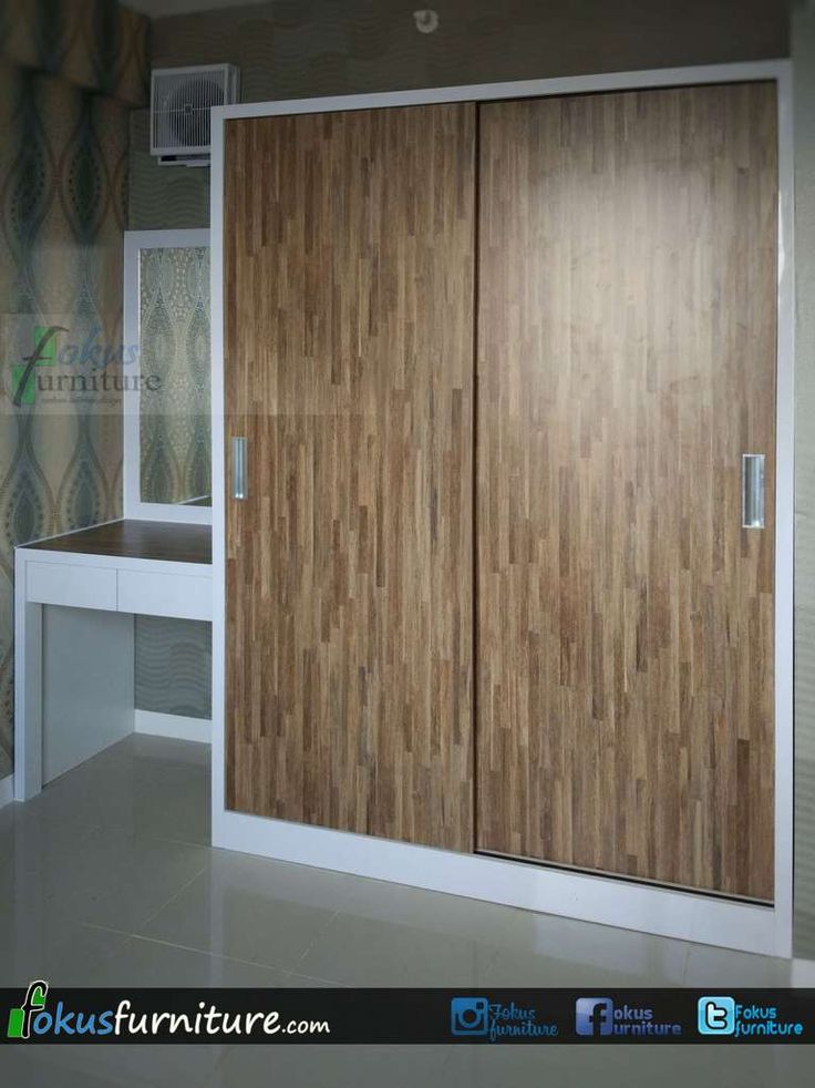 Lemari Pakaian 2 Pintu Untuk Apartemen | Mebel, Lemari, Dekorasi Rumah