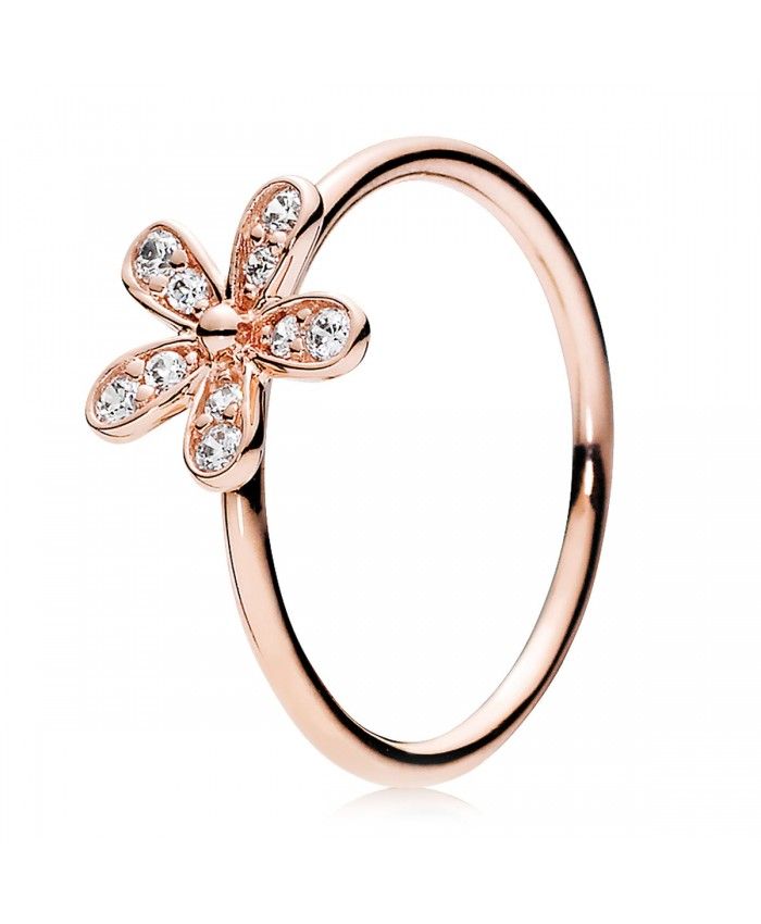 Pandora Rose Bague Marguerite Éblouissante 180932CZ | Smykker Pandora Rose Bague Marguerite Éblouissante 180932CZ | Smykker