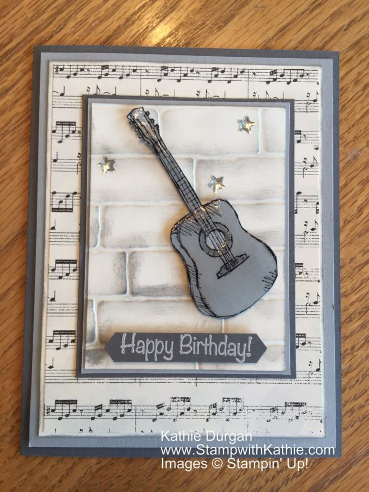 Card Making Male Ideas Part - 38: Stampinu0027 Up! CCMC429 Happy Birthday. Musical Birthday CardsMusical CardsMens ...