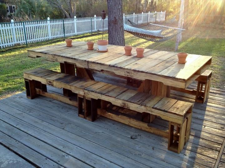 Patio Furniture Made From Pallets wonderful pallet patio table 10 chairs photo h for design inspiration Patio Furniture Made From Pallets wonderful pallet patio table 10 chairs photo h for design inspiration