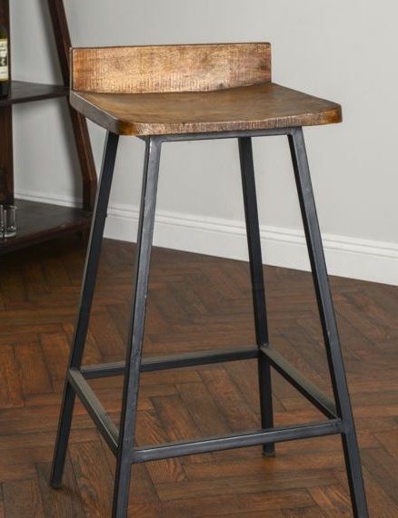 Square Wooden Seat Bar Stool High Chair Kitchen Counter Metal Rustic Square Wooden Seat Bar Stool High Chair Kitchen Counter Metal Rustic In 2018 For The Home Stools Chairs