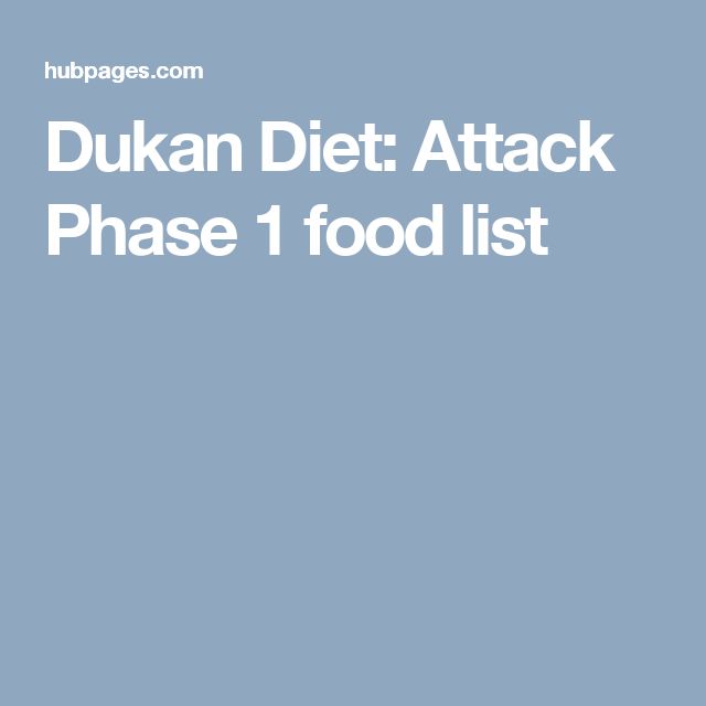 Dukan Diet Phase Food List Dukan Diet Phase Food List