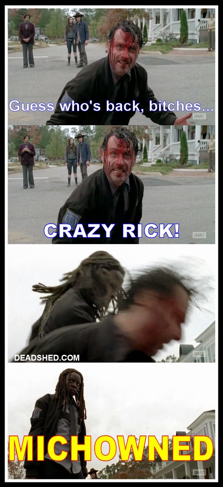 Crazy Rick Edition The Walking Dead Funny Meme Crazy Rick Edition The Walking Dead Funny Meme