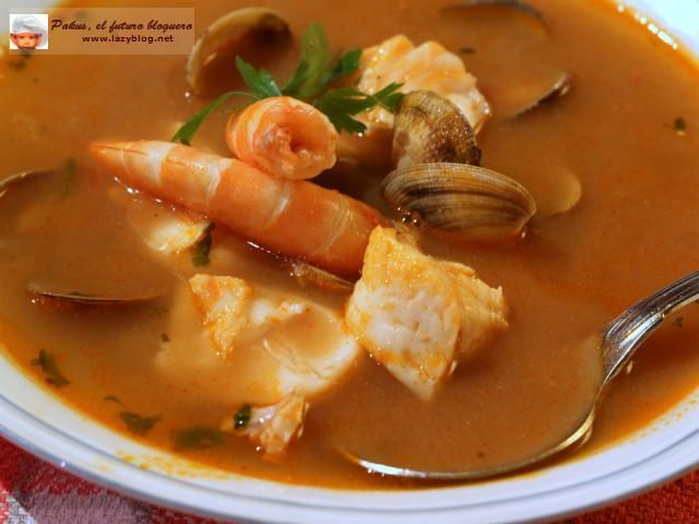 Sopa De Pescado Y Marisco De Navidad Receta Paperblog Sopa De Mariscos Receta Platos Con Pescado Sopa De Mariscos