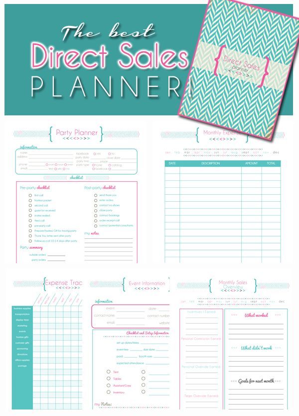 direct sales planner home business planner blank best planners for direct sales