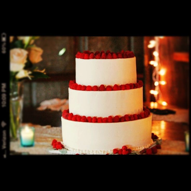 Rasberry Cream Wedding Cake Rasberry Cream Wedding Cake