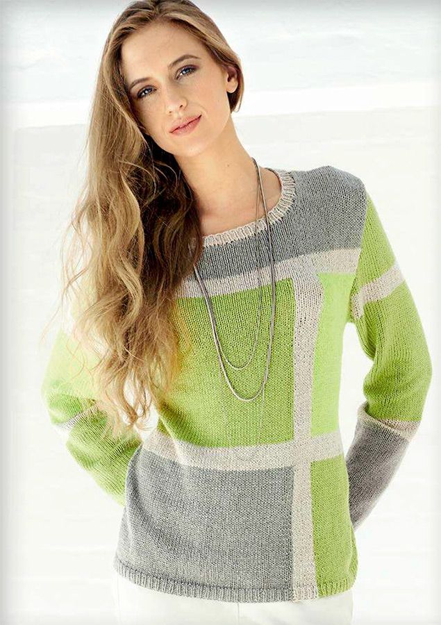 Lana Grossa PULLI MIT COLOURBLOCKS Linarte - FILATI CLASSICI No. 5 ...