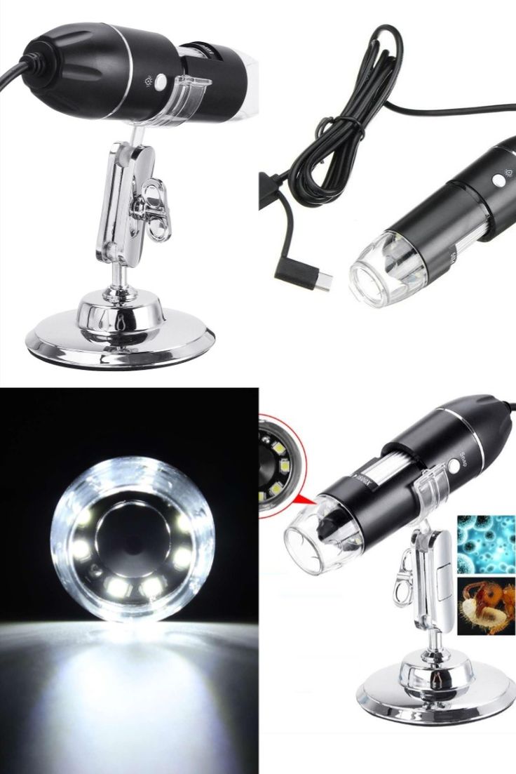 Baby Gear Lab Baby Monitor 3 in 1 Digital USB TypeC Microscope Microscope Magnifier