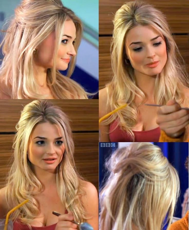 Half up, half down. Easy breezy! | Hair | Pinterest | Hair, Hair styles and Hair beauty