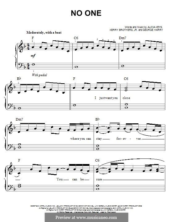 Brand New Me For Voice And Piano Or Guitar By Alicia Keys Emeli