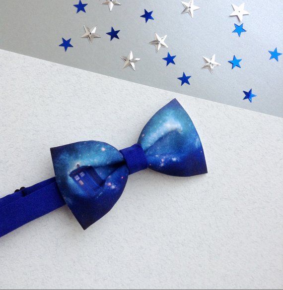 Tardis Bow Tie Doctor Who Police Box E Doctor Who Bow Tie Police Box