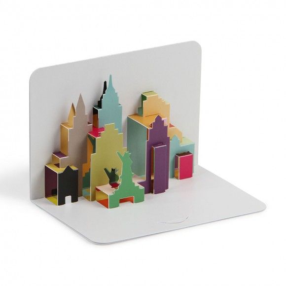 New York city skyline 3D pop-up card
