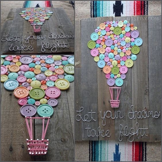 Heißluftballon-Kinderzimmer-Dusche von NailedItCustomCrafts: - Zitate Zitate