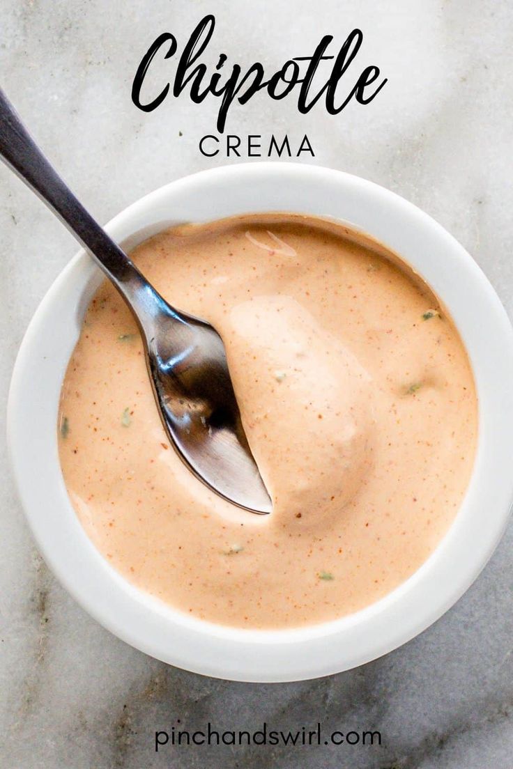 Creamy Spicy Chipotle Crema Is The Perfect Condiment For Fish And creamy-spicy-chipotle-crema-is-the-perfect-condiment-for-fish-and