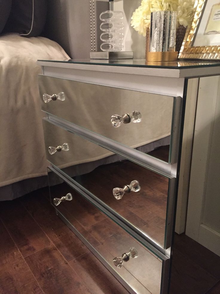 Hello Every Welcome To My 1st Blog Post Im New The Whole Blogging Thing But Please B Mirrored Bedroom Furniture Diy Dresser Mirrored Bedroom Furniture Diy Dresser, Diy Mirror Side Table