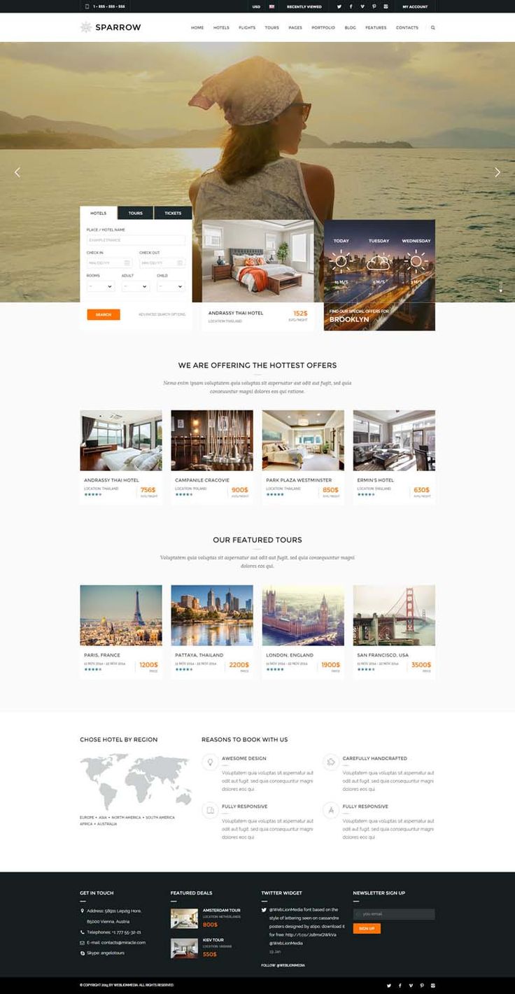 Best 25 Hotel Booking Site Ideas On Pinterest 10 Best Hotel Website Templates For And Travel Booking Sites