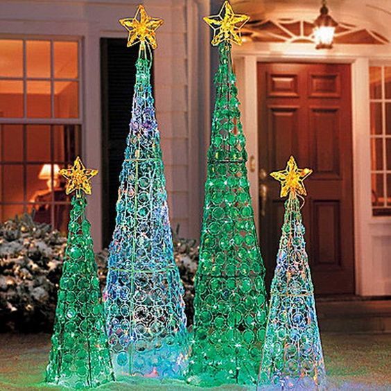 Gorgeous Outdoor Decorations For Christmas 2019 افكار مميزة لتزيين مدخل Christmas Light Installation Hanging Christmas Lights Christmas Decorations Clearance