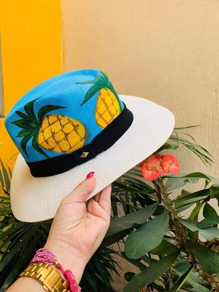 Sombreros Pintados a manos, sombreros, sombreros Artesanales Que Pintura Se Usa Para Pintar Gorras