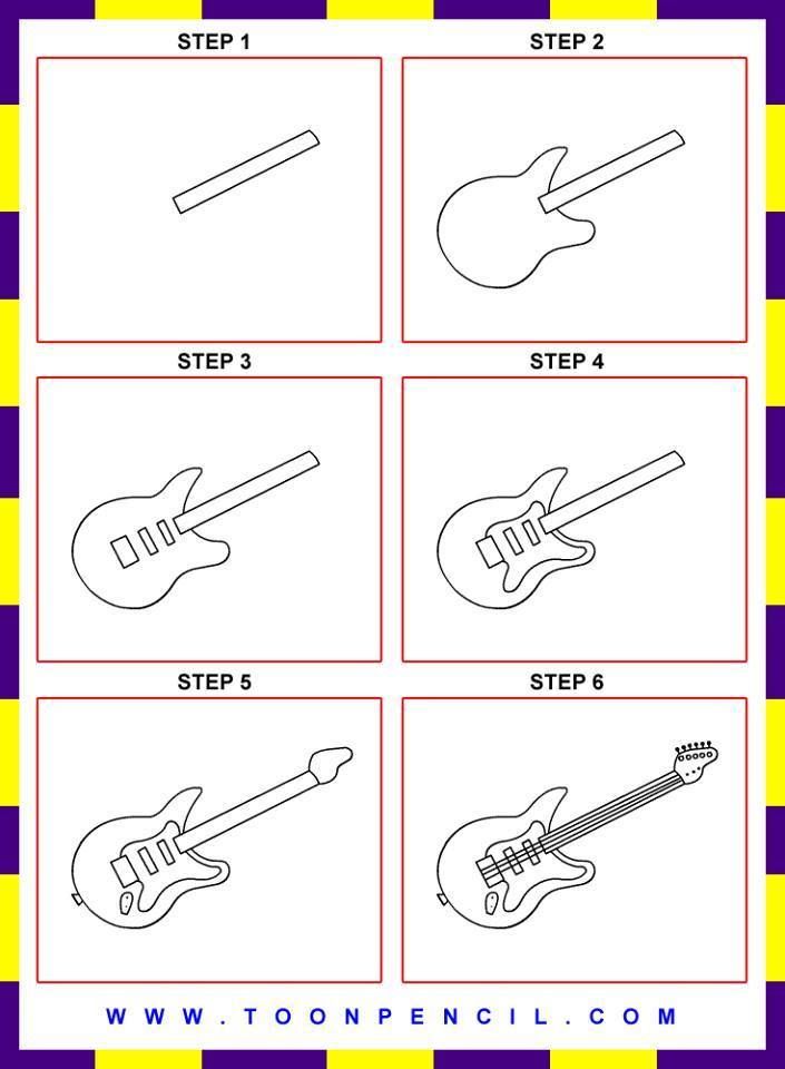 guitare guitar drawingdrawing stephow