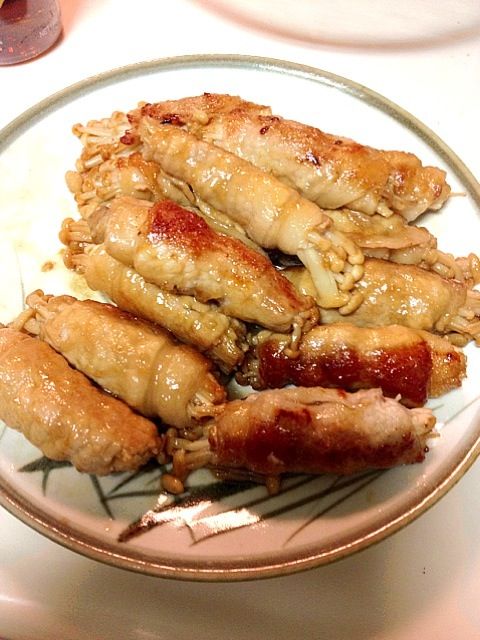豚肉のえのき巻き レシピ 豚肉 食べ物のアイデア えのき 豚肉のえのき巻き レシピ 豚肉 食べ物のアイデア えのき