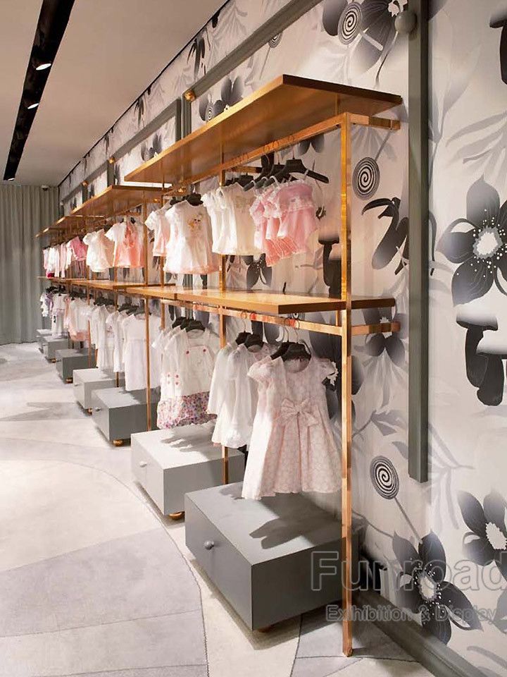 Feb 18, 2020 - Glod Plating Stainless Steel Kids Clothing Shop Display Stand with Model Inside, View Kids Clothing Shop Display Stand , Funroad Product Details from Shenzhen Funroad Exhibition & Display Co., Ltd. on Alibaba.com