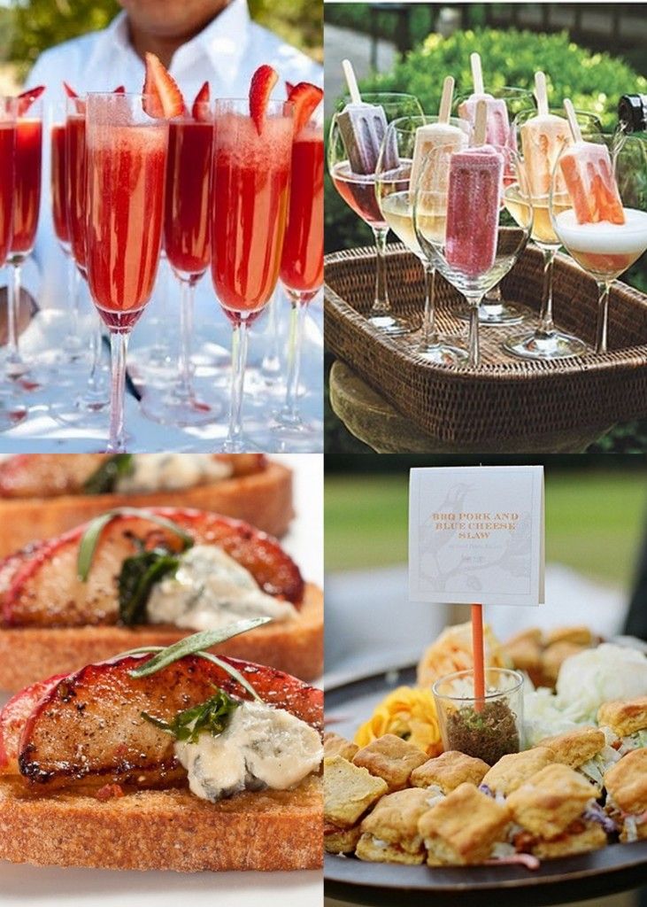 Wedding brunch food ideas A typical brunch reception will usually take place between 11 a.m. and 2 p.m. If you'd like it to be more of a breakfast, 9 a.m. is usually the earliest starting time to consider. Your guests' stomachs may not be ready to handle heavy food right away.