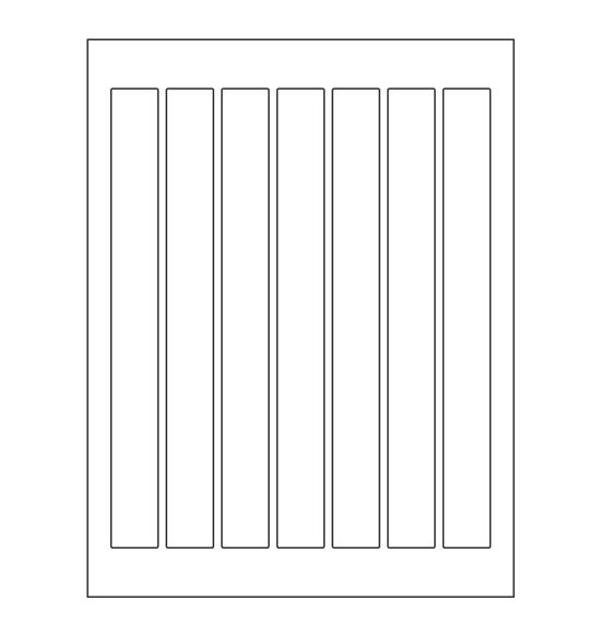label dimensions