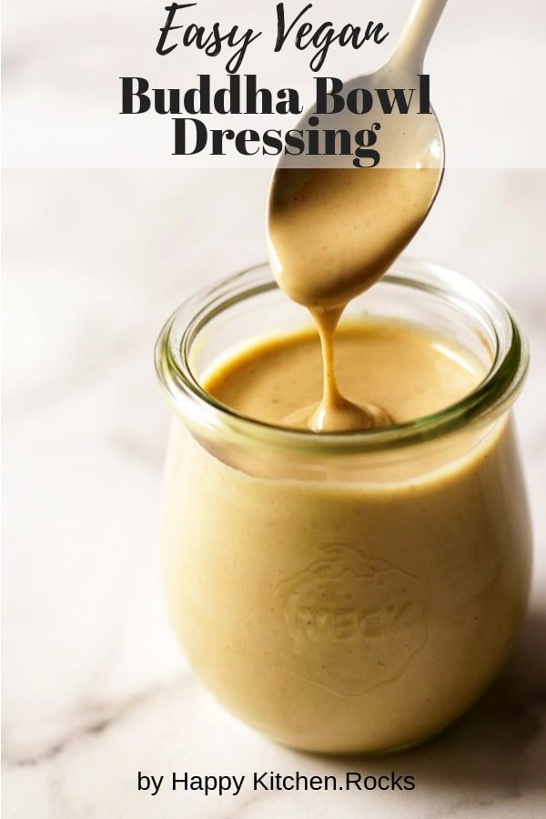 This vegan tahini dressing is the sauce you’ve been waiting for to drizzle ove...