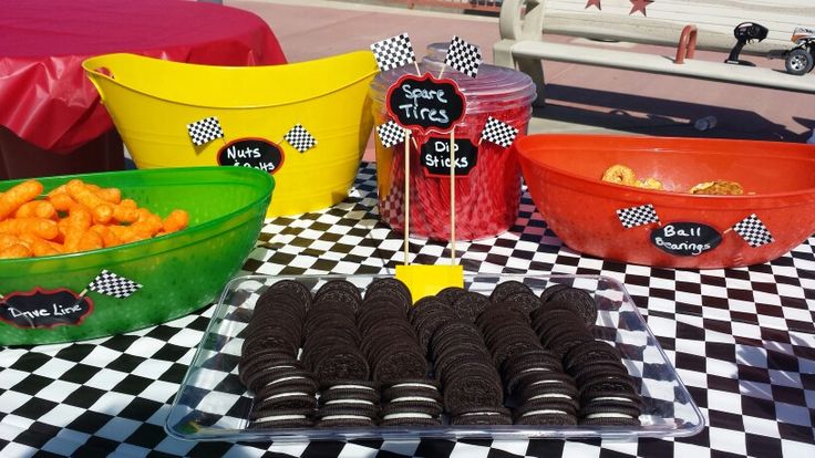 Race car them theme birthday party | Birthday party themes, Birthday
