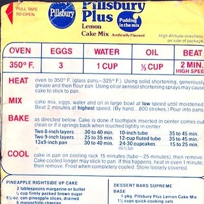 Pillsbury Lemon Cake Mix Recipes Pillsbury Lemon Cake Mix Recipes