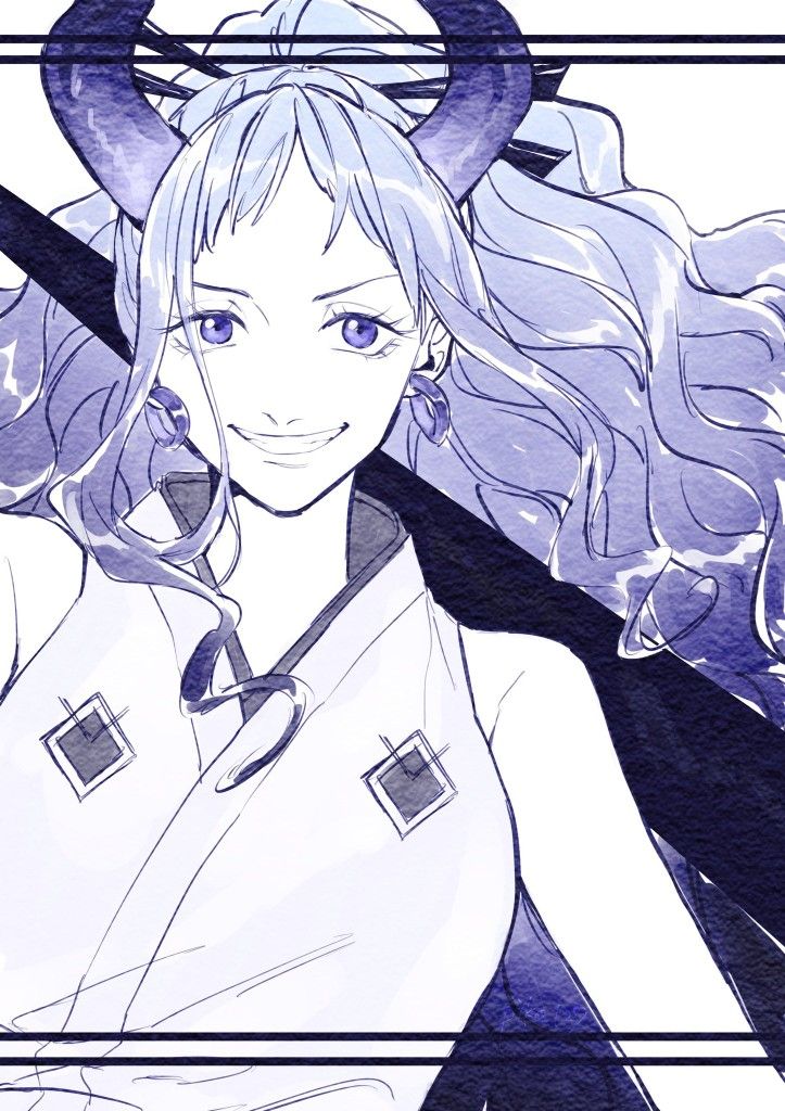 Yamato | One piece series, One piece fanart, Drawing illustrations