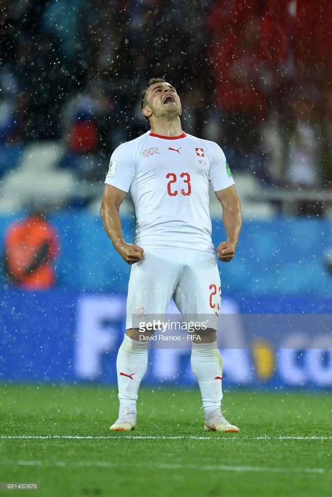 Xherdan Shaqiri Scores Late Winner As Switzerland Stun Serbia Fifa Germany Football World Cup