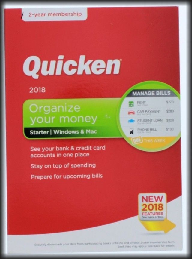 Personal Finance Tax And Legal 158906 Quicken Starter 2018 2