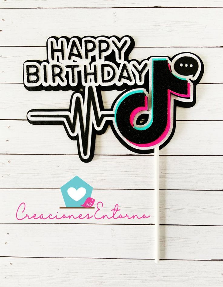 TIK TOK Cake Topper Tik Tok Birthday Party Tik Tok in 2020