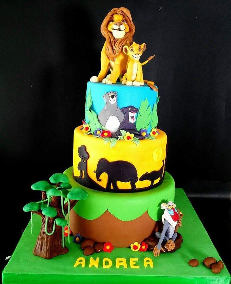 Pin di Paola Fazio su idee re leone Torte, Compleanno