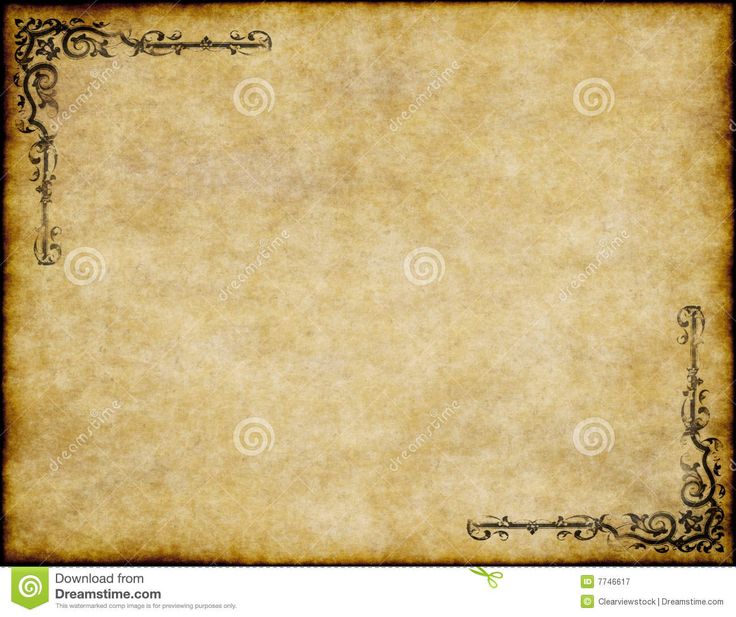 free old parchment paper template