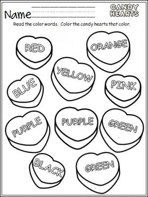 Candy Hearts Colors
