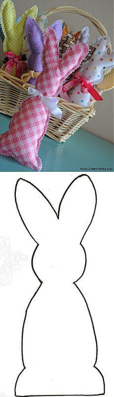 Conejitos de Pascua. El patrón más simple | Las manos: