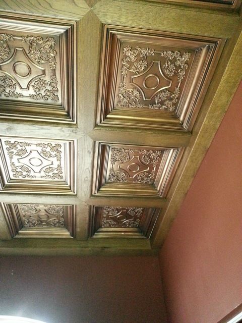 32 Best Faux Copper Ceiling Tiles Images On Pinterest British Sterling Faux Tin Ceiling Tile Drop In 24 X24 Dct 03
