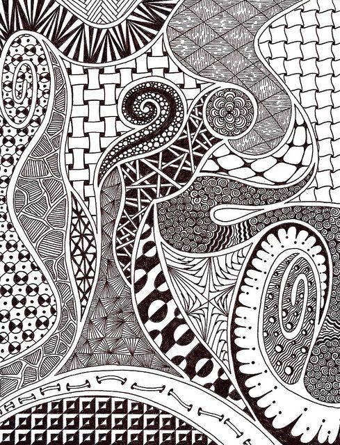 Art Journal Zentangle 4 Doodle