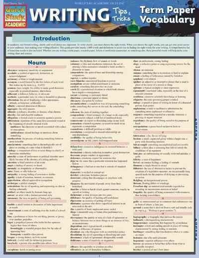 vocabulary for writing research papers Word usage in scientific writing terms, and expressions found in journal papers and manuscripts research, try to be as. vocabulary for writing research papers Word usage in scientific writing terms, and expressions found in journal papers and manuscripts research, try to be as.