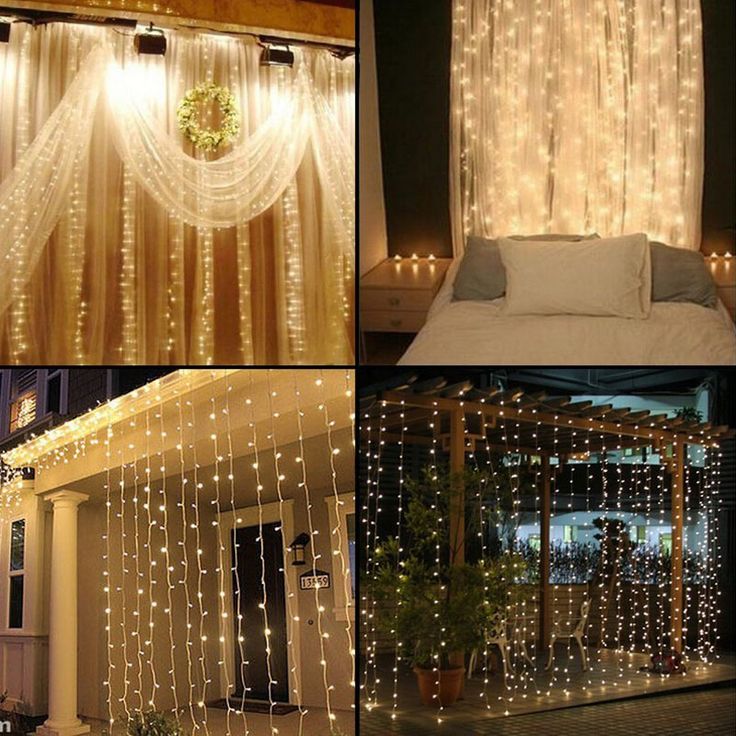 300 LED Curtain Lights Wedding String Fairy Light Waterproof Birthday Home Decor 300 LED Curtain Lights Wedding String Fairy Light Waterproof Birthday Home Decor