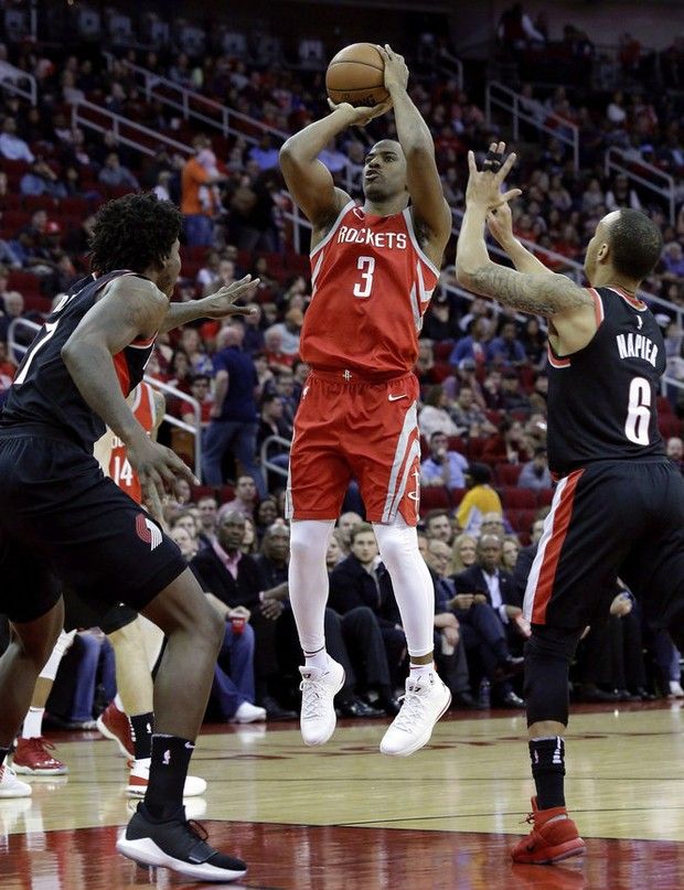 Chris Paul Leads Houston Rockets Past Portland Trail Blazers 121 112 Rapid Reaction Oregonlive Com Nba Resumen Estadistica