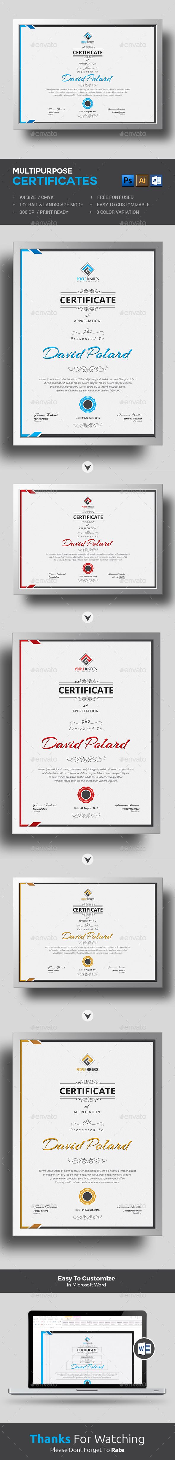 Certificate Template suitable for any business, company or institution on completion of any course, training ,degree or job well done! Download https://graphicriver.net/item/certificate/17623087?ref=themedevisers