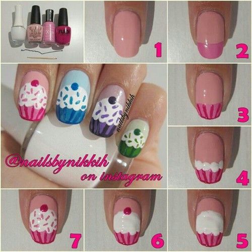 Best 25+ Cupcake Nail Art Ideas On Pinterest Cute Kids Nails Nail art! - Best 25+ Cupcake Nail Art Ideas On Pinterest Cute Kids Nails