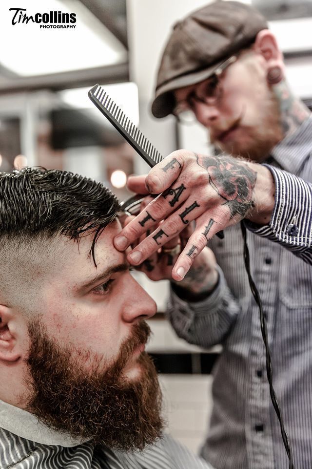 Gentleman & Rogues Club Barbershop on Behance Barber man, Barbershop design, Bar