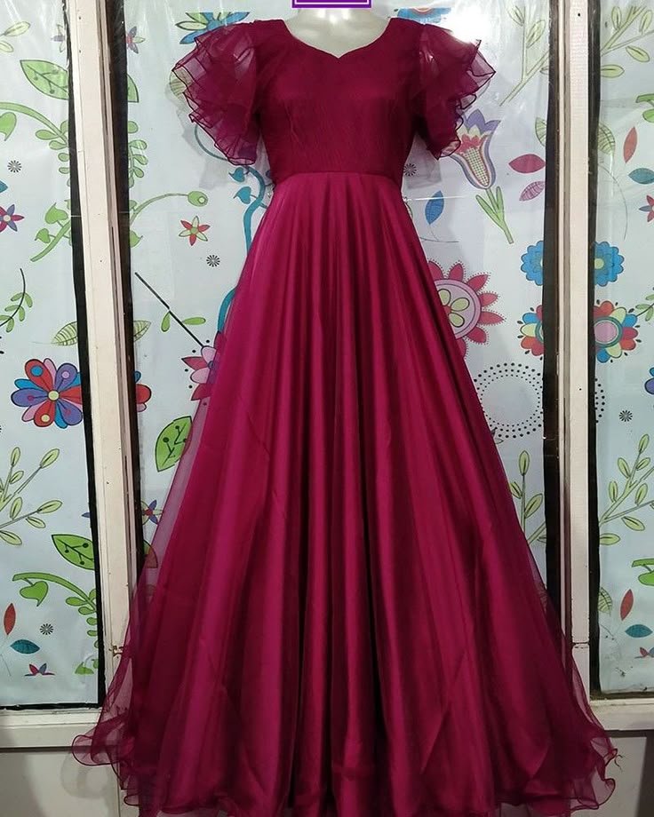 Long Frock | Long frock designs, Long dress design, Long gown pattern