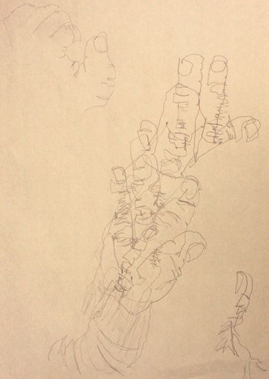 Blind Contour Line Drawing Hand : Best blind contour drawing images on pinterest