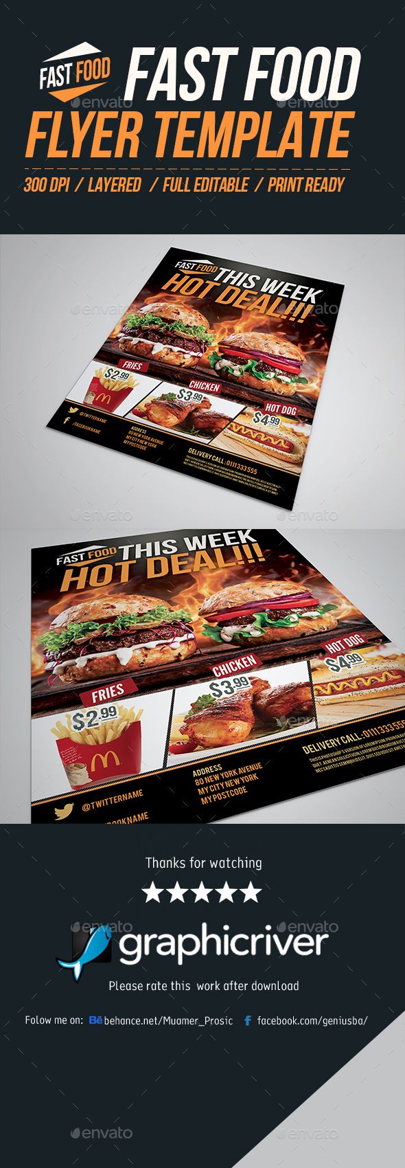 1072 best flyer template images on pinterest flyers flyer photoshop cs6 food flyer template